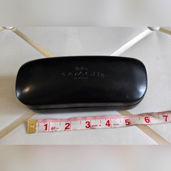 Coach Black Eyeglass Sunglass Hard Case - Picture 1 of 7